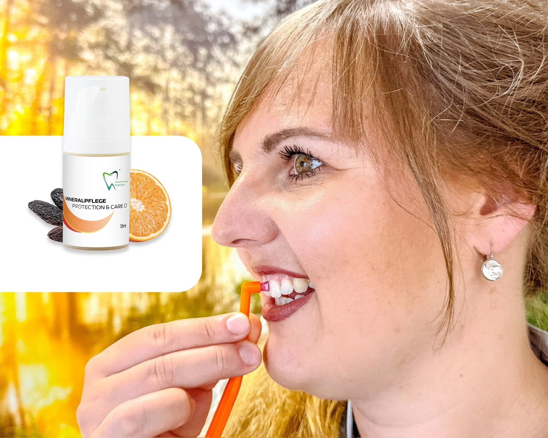 Natürliche Zahnaufhellung