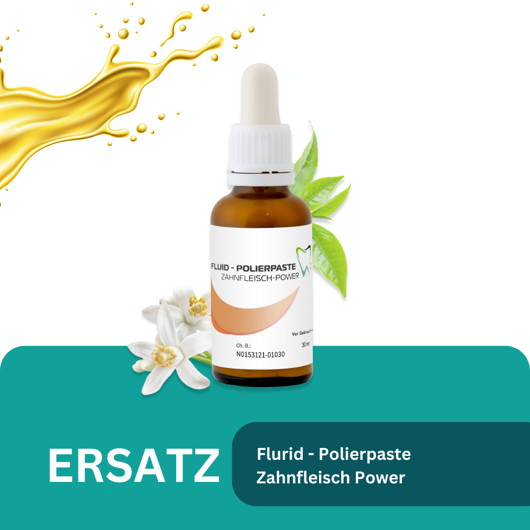 Bio Polierpaste fein Zahnfleisch Power - Fluid und Polierpulver