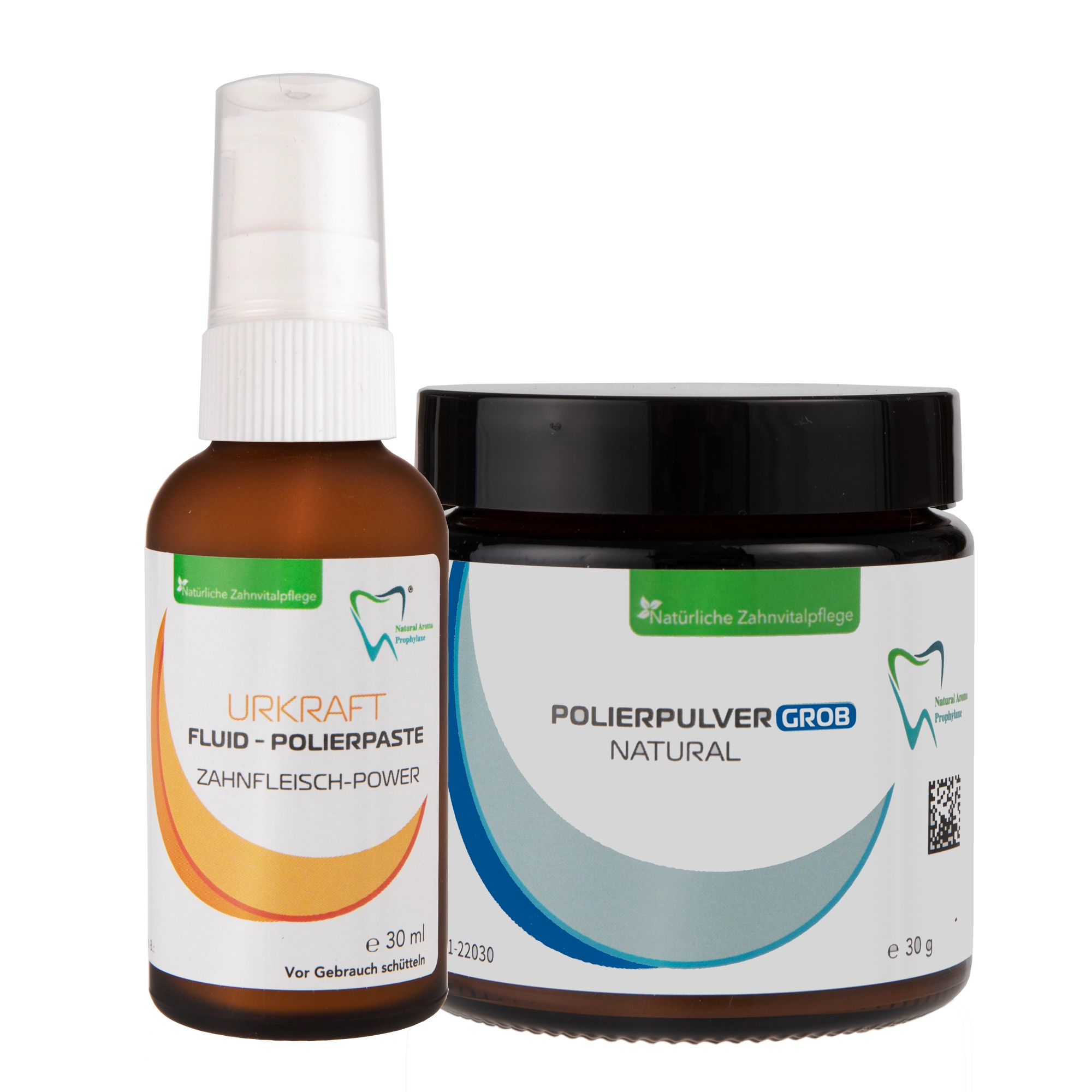Bio Polierpaste GROB Zahnfleisch Power - Fluid und Polierpulver