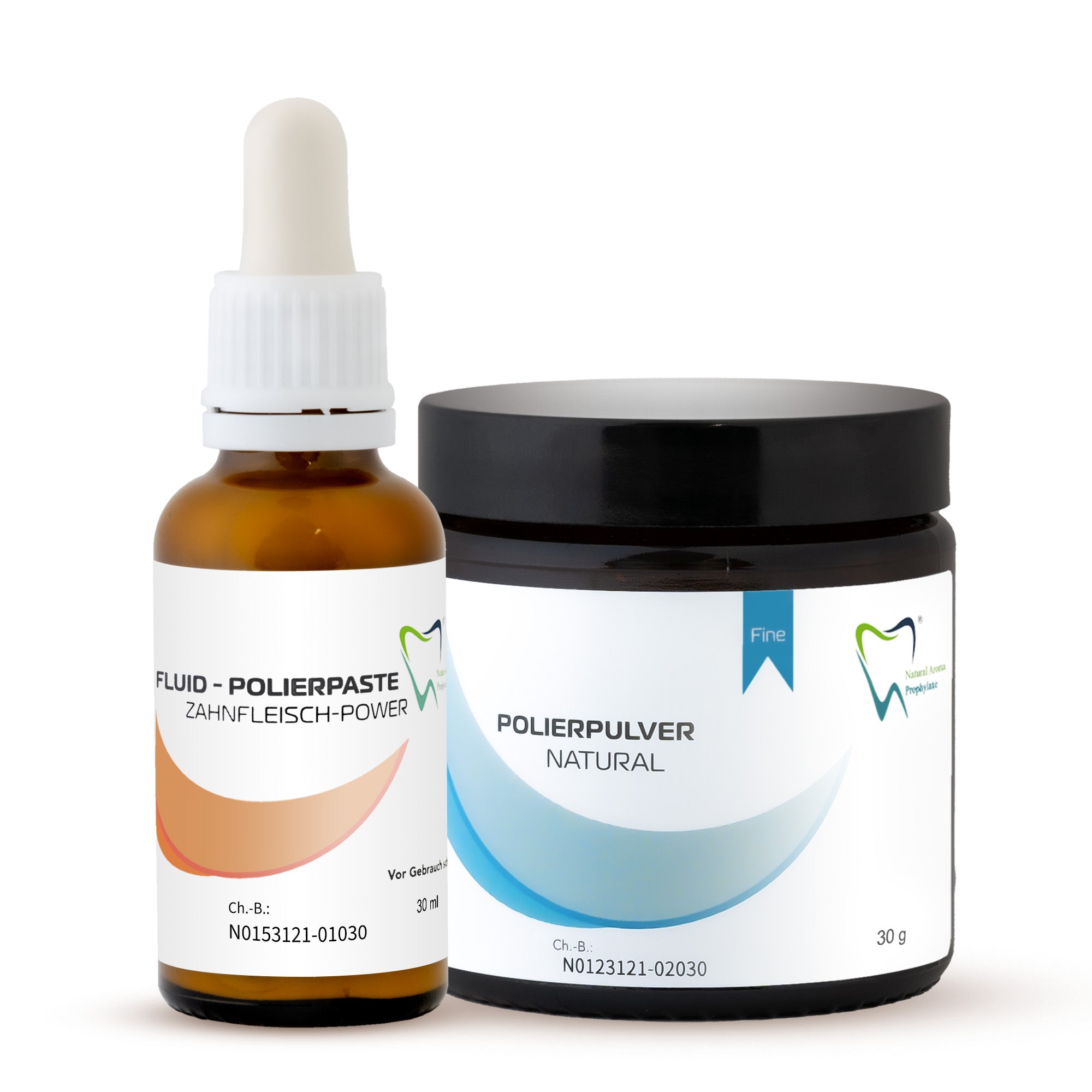 Bio Polierpaste fein Zahnfleisch Power - Fluid und Polierpulver