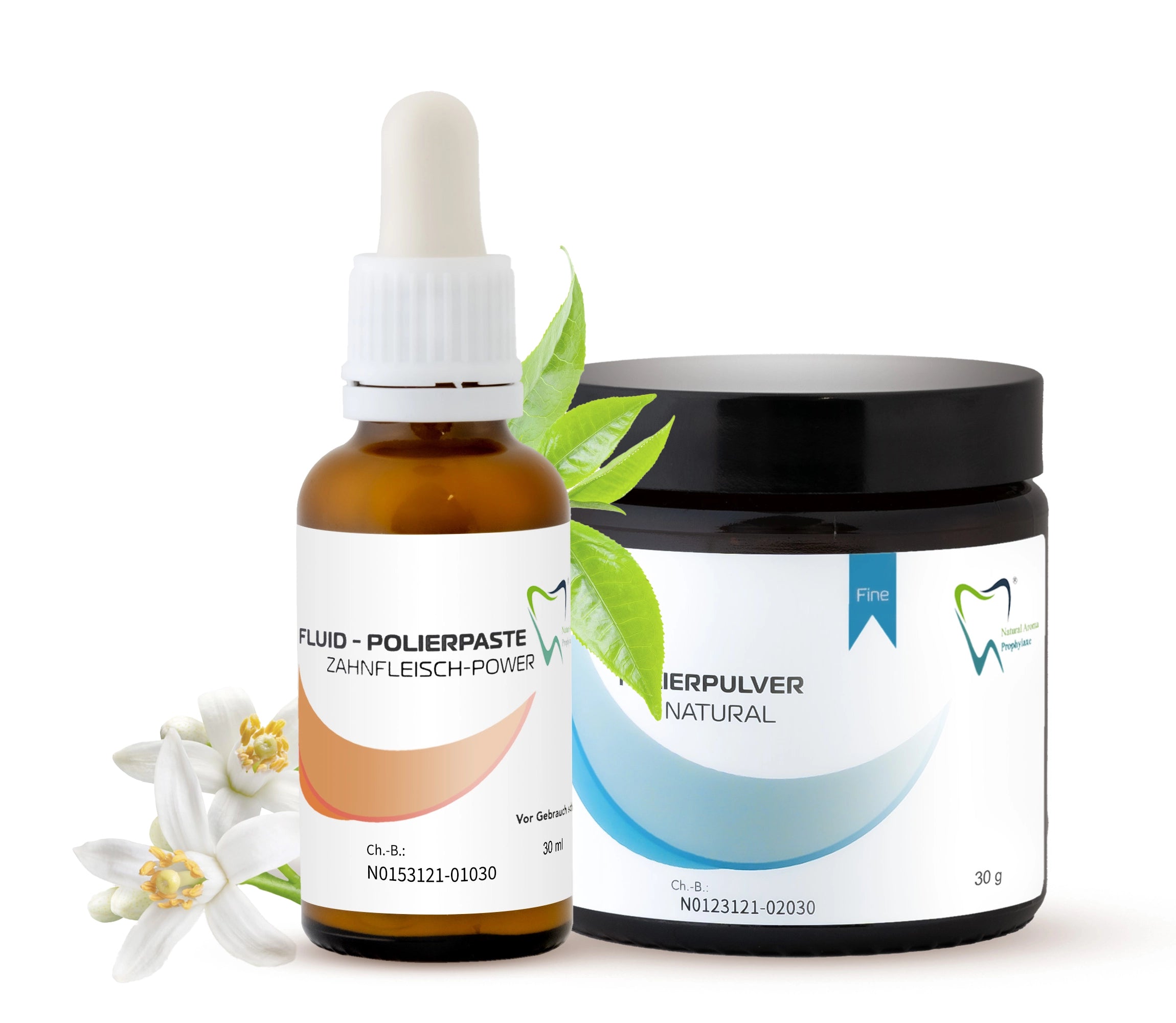 Bio Polierpaste fein Zahnfleisch Power - Fluid und Polierpulver