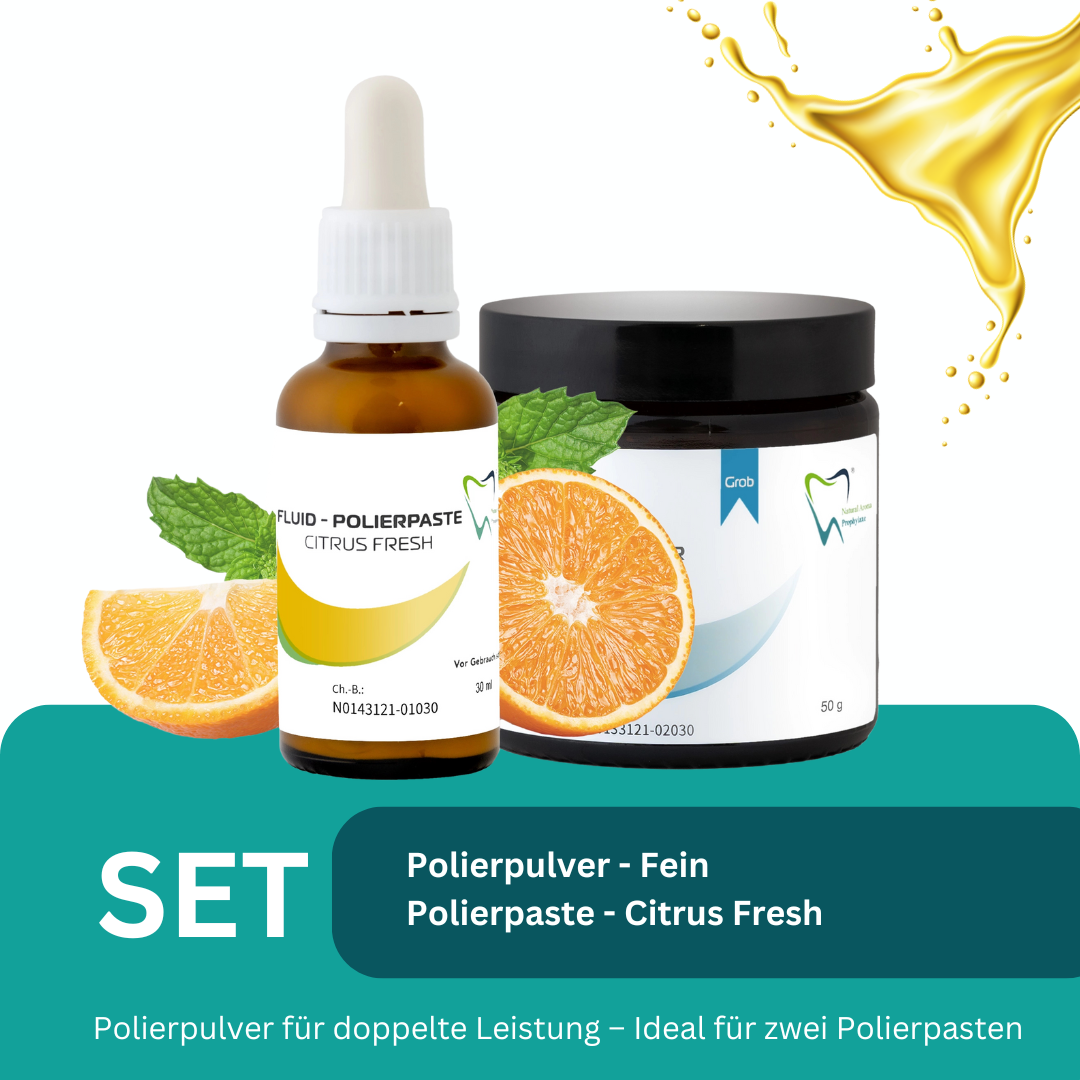 Bio Polierpaste fein Citrus Fresh - Fluid und Polierpulver