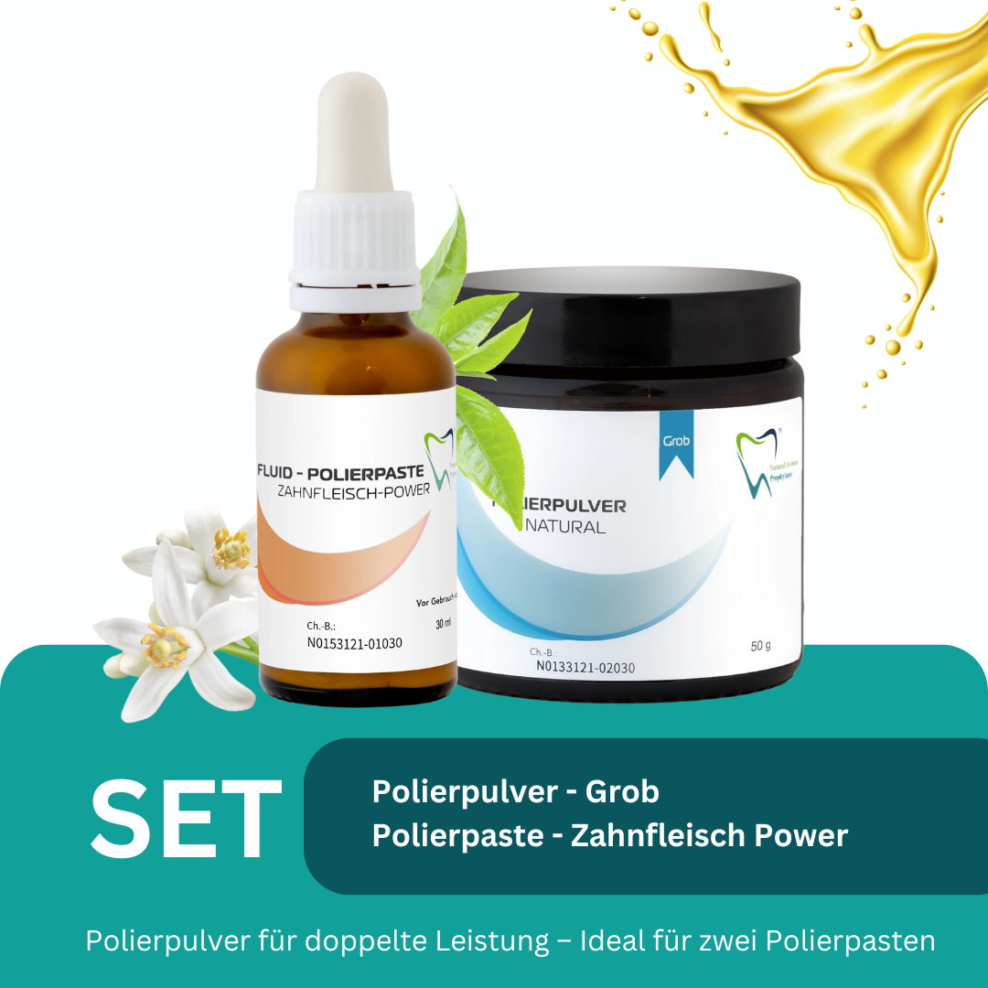 Bio Polierpaste grob Zahnfleisch Power - Fluid und Polierpulver