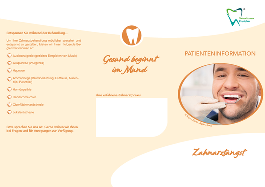 2000 Flyer individuell mit Logo / Adresse - 599,00 Euro Angstpatienten