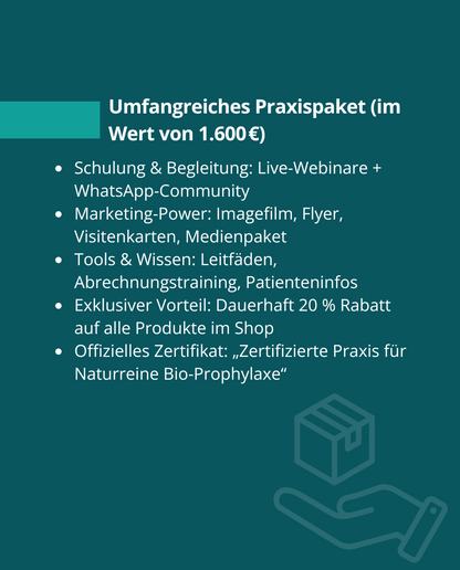 Aufbaukurs: Naturreinen Bio-Prophylaxe