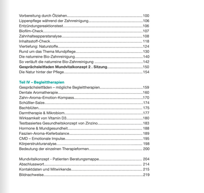 Handbuch: Von der Zahnreinigung  bis zu den Mundvitalkonzepten