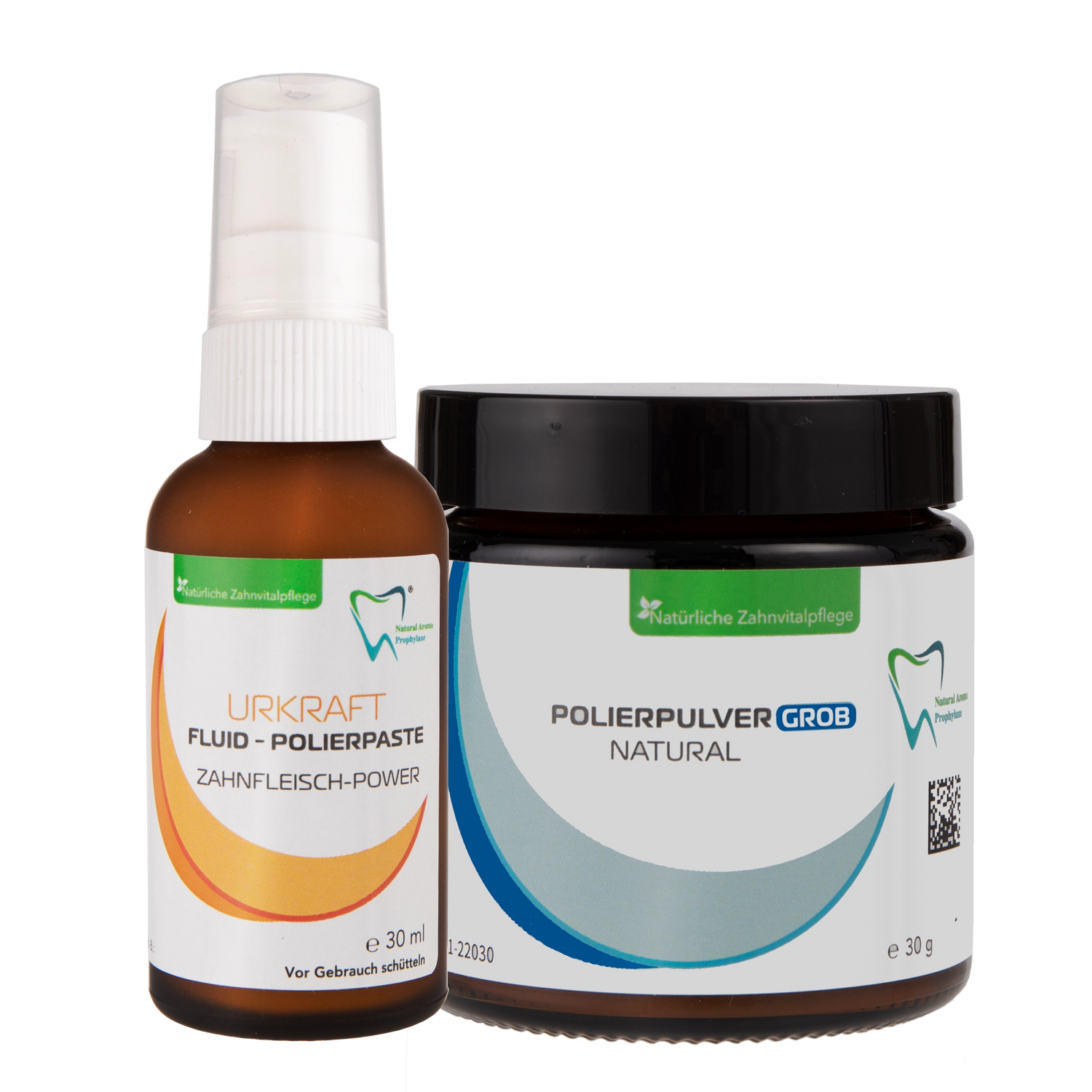 Bio Polierpaste GROB Zahnfleisch Power - Fluid und Polierpulver