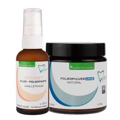 Bio Polierpaste GROB Vanilletraum - Fluid und Polierpulver