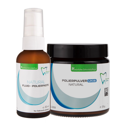 Bio Polierpaste GROB Natural - Fluid und Polierpulver